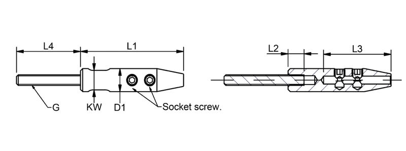 Blue Wave DIY Terminal aus Edelstahl A4 (AISI316)